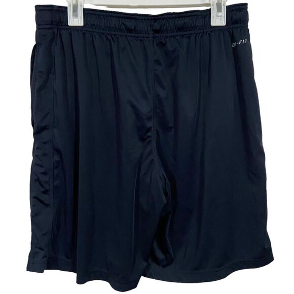Nike Dri-Fit Navy Blue Activewear Shorts - Picture 2 of 3